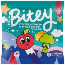 Паффы Take a Bitey Мультизлаковые фигурки Яблоко-Брокколи 20 г