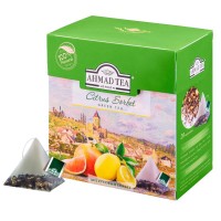 Чай Ahmad Tea Citrus Sorbet зеленый цитрусовый 20 пакетиков