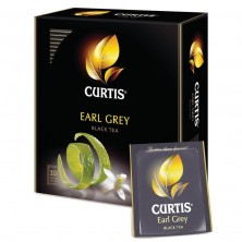 Чай Curtis Earl Grey черный с бергамотом 100 пакетиков