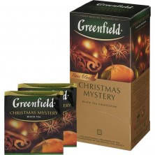 Чай Greenfield Christmas Mystery черный 25 пакетиков