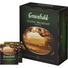 Чай Greenfield Classic Breakfast черный 100 пакетиков