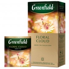 Чай Greenfield Floral Cloud зеленый с ароматом бузины 25 пакетиков