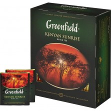 Чай Greenfield Kenyan Sunrise черный 100 пакетиков