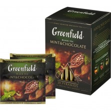 Чай Greenfield Mint and chocolate черный 20 пакетиков