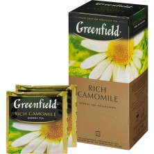 Чай Greenfield Rich Camomile травяной с ромашкой 25 пакетиков