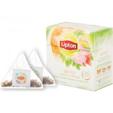 Чай Lipton Get Fit зеленый с травами 20 пакетиков