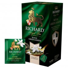 Чай Richard Royal Green Jasmine зеленый с жасмином 25 пакетиков