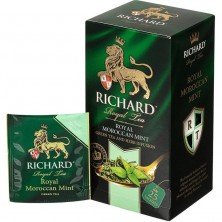 Чай Richard Royal Moroccan Mint зеленый с мятой 25 пакетиков