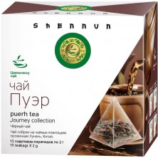 Чай Shennun Пу-эр черный 15 пакетиков