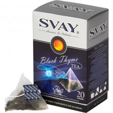 Чай Svay Black Thyme черный с чабрецом 20 пакетиков