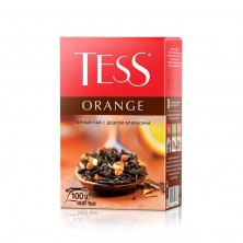 Чай Tess Orange черный с апельсином и яблоком 100 г