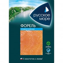 Форель Русское море слабосоленая ломтики 120 г