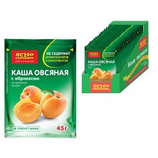 Каша Ясно Солнышко овсяная с абрикосом 15 штук по 45 г