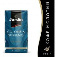 Кофе молотый Jardin Columbia Supremo 250 г (вакуумная упаковка)