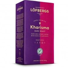 Кофе молотый Lofbergs Kharisma 100% арабика 500 г (вакуумный пакет)