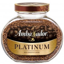 Кофе растворимый Ambassador Platinum 95 г (стекло)