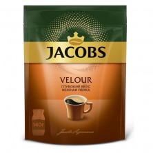 Кофе растворимый Jacobs Velour 140 г (пакет)