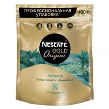 Кофе растворимый Nescafe Gold Origins Sumatra 400 г (пакет)