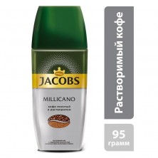 Кофе растворимый с молотым Jacobs Monarch Millicano 95 г (стекло)