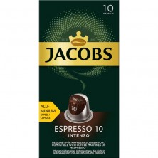 Кофе в капсулах для кофемашин Jacobs Espresso 10 Intenso (10 штук в упаковке)