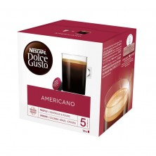 Кофе в капсулах для кофемашин Nescafe Dolce Gusto Americano (16 штук в упаковке)