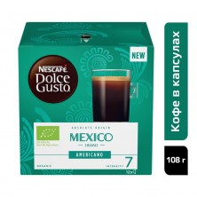 Кофе в капсулах для кофемашин Nescafe Dolce Gusto Americano Mexico (12 штук в упаковке)