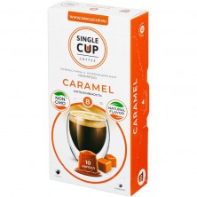 Кофе в капсулах для кофемашин Single Cup Coffee Caramel (10 штук в упаковке)