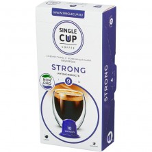 Кофе в капсулах для кофемашин Single Cup Coffee Strong (10 штук в упаковке)