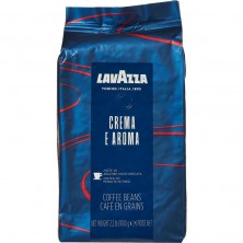 Кофе в зернах Lavazza Crema e Aroma 1 кг (синяя линейка)