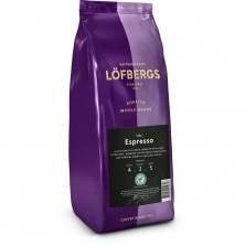 Кофе в зернах Lofbergs Espresso 1 кг (вакуумный пакет)