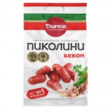 Колбаски Дымов Пиколини со вкусом бекона сырокопченые 50 г