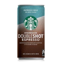 Молочный кофейный напиток Starbucks Doubleshot Espresso без сахара 2.6% 200 мл