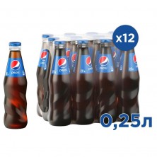 Напиток Pepsi газированный 0.25 л (12 штук в упаковке)