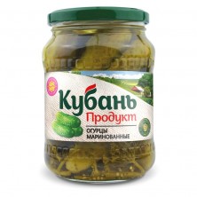 Огурцы маринованные Кубань продукт 680 г