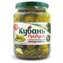 Огурцы соленые Кубань продукт 680 г