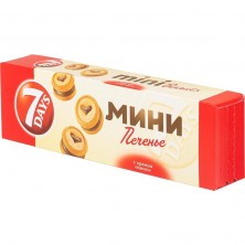 Печенье сдобное 7 days mini biscuits с кремом какао 100 г