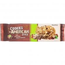 Печенье сдобное American Cookies с шоколадом и орехами 135 г