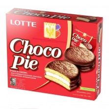 Пирожное Lotte Choco Pie 336 г (12 штук в упаковке)