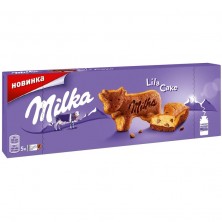 Пирожное Milka Lila Cake бисквитное 140 г