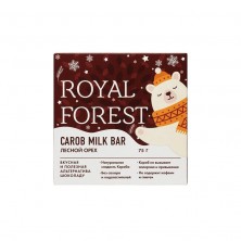 Шоколад кэроб Royal Forest Carob Milk Bar лесной орех 75 г