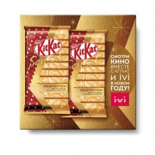 Шоколад Kitkat Senses Gold белый и молочный 224 г