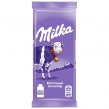 Шоколад Milka молочный 90 г