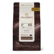 Шоколад темный Callebaut в форме таблеток 1 кг