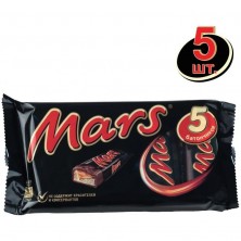 Шоколадные батончики Mars (5 штук по 40.5 г)