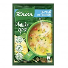 Суп Knorr сырный с сухариками 30 штук по 15.6  г