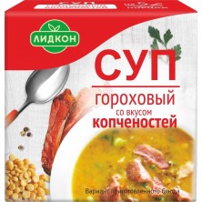 Суп Лидкон гороховый со вкусом копченостей 200 г