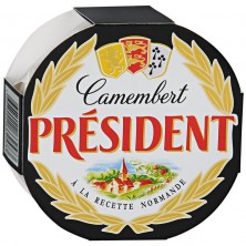 Сыр President Camembert мягкий с белой плесенью 45% 125 г