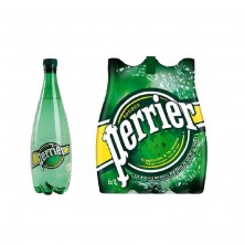 Вода минеральная Perrier газированная 1 л (6 штук в упаковке)